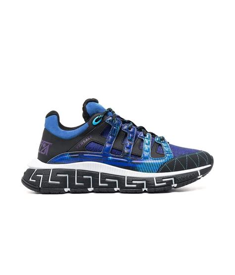 versace scarpe trigreca|versace trigreca sneakers blue.